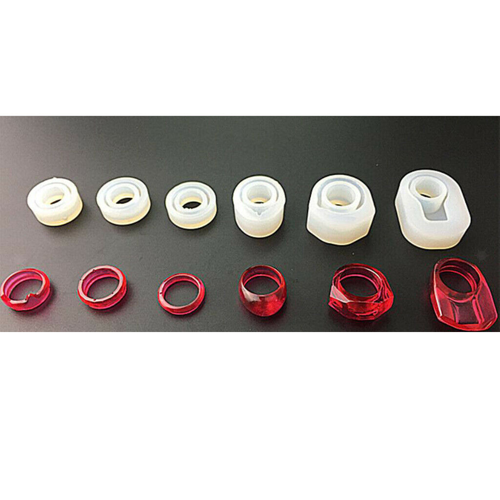 DIY   Assorted   Rings   Sugarcraft   Silicone   Moulds   Cake   Decor   Baking