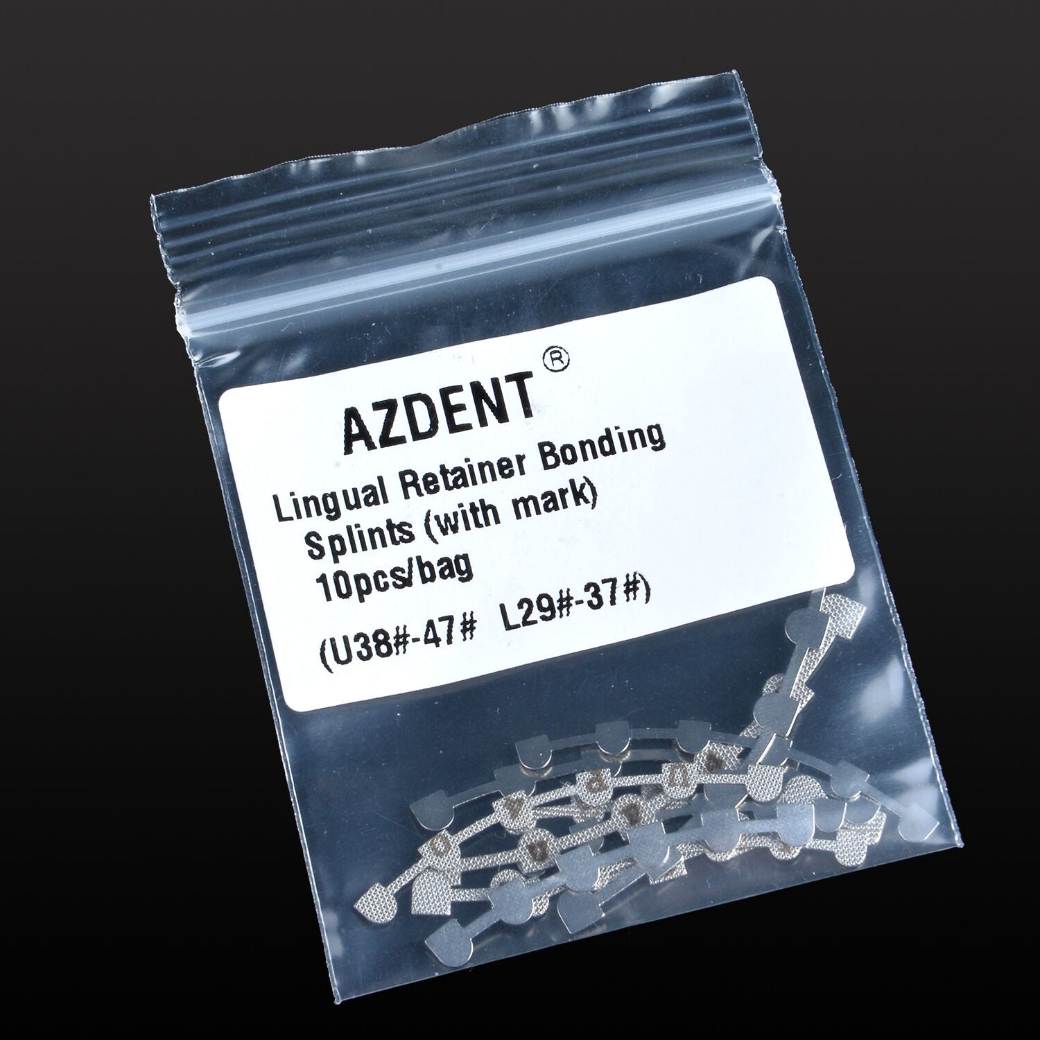 5 Packs AZDENT Dental Orthodontic Lingual Retainer Bonding Splits with Marks