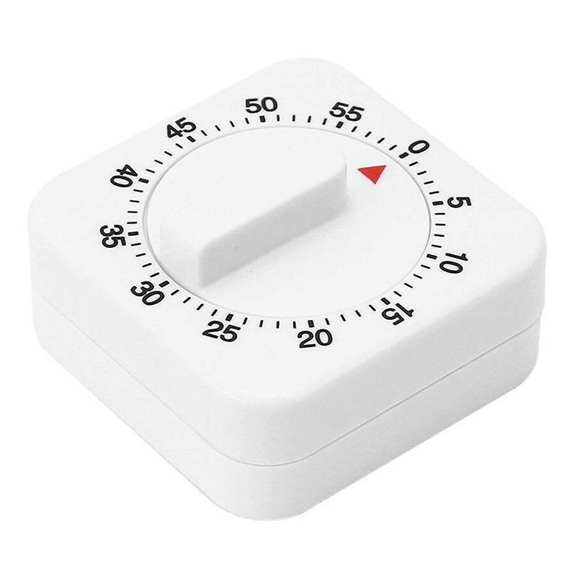 60Minutes Kitchen Cooking Baking Timer Wind Up Mechanical Clock Alarm Stopwatch!