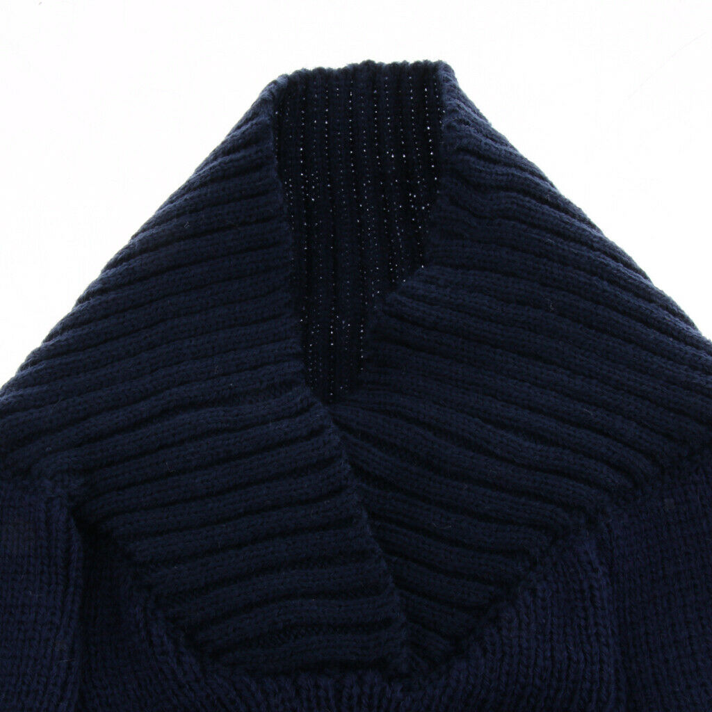 Pet Dog Puppy Blue Sweater Autumn Winter Clothes Warm Jumper Costume   XS