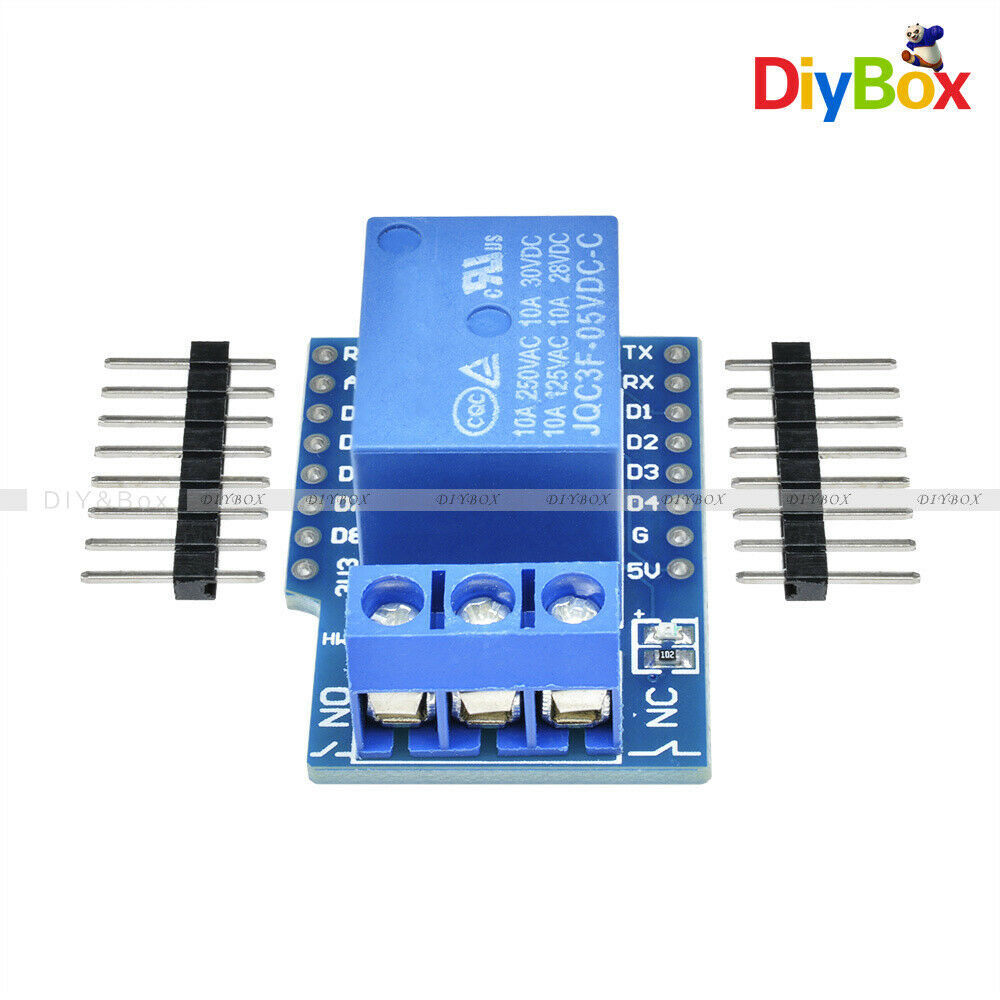 Relay Shield for Arduino WeMos D1 Mini ESP8266 Development Board D