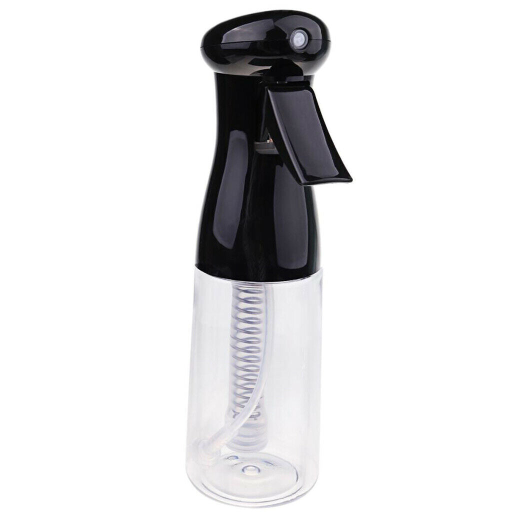300ml Hairdressing Salon Hair Mist Spray Bottle Water Sprayer Vials Black