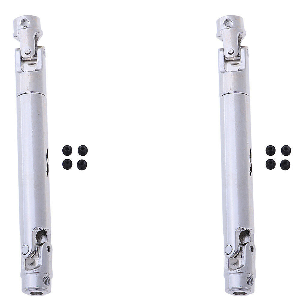 Metal Universal CVD Drive Shaft 110-155mm for Axial SCX10 D90 1/10 RC Car 2x