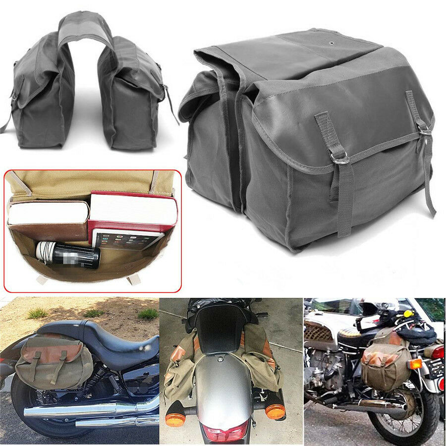Motorcycle Bike Rear Tail Bags Equine Back Pack Mortorbike Saddle Bags For Haley