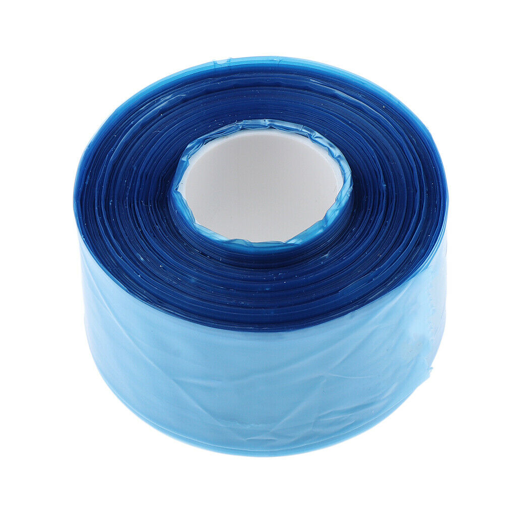 200 Pack Disposable Eyeglass Sleeves DIY Hair Styling Tools Covers Blue