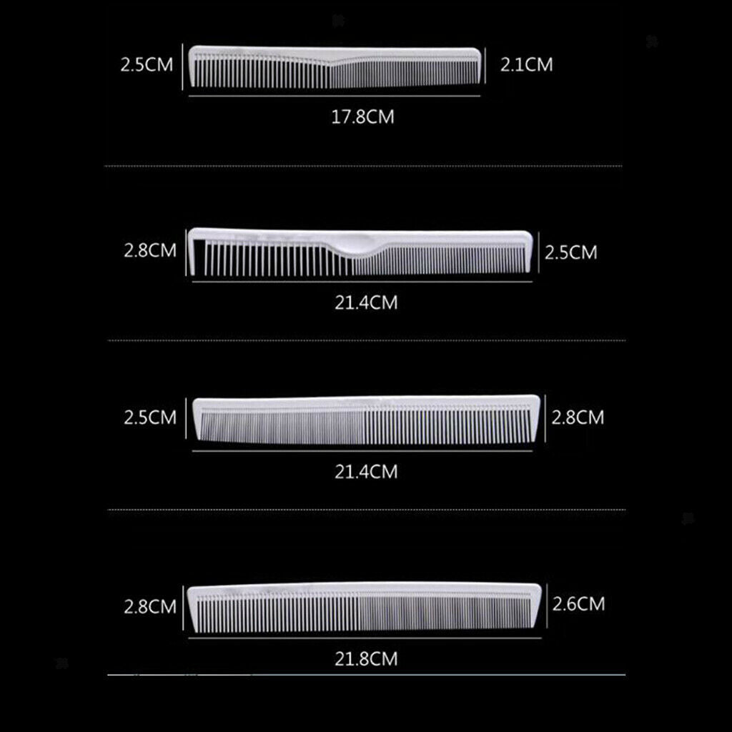 Professional Hairdressing Comb Sets for Hair Styling Barbers Comb Set
