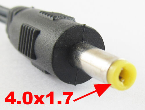 4pcs 0.17m DC Power Adapter Cable 4.0x1.7mm Male Plug to 5.5x2.1mm Female Jack