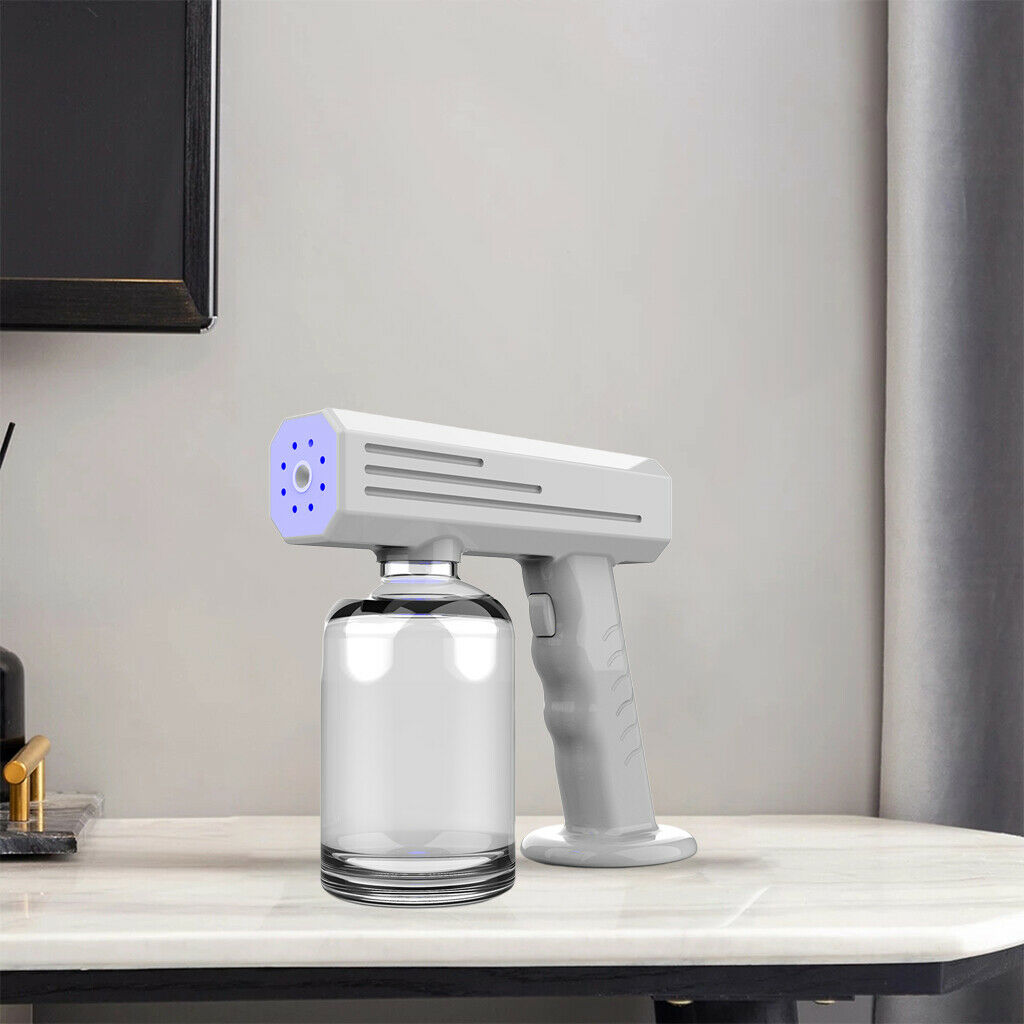 Cordless Electric Nano Disinfectant Sanitizer 480ml Spray Gun USB Charging