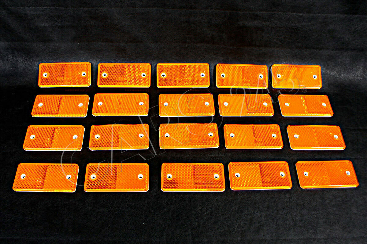Universal Amber Reflectors 20pcs LEFT=RIGHT 4651-06 ULO