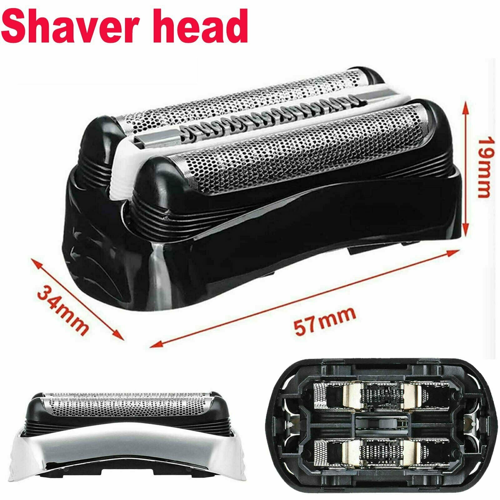 Replacement Cutter Blades Shaver Head For Braun 3 series 300S 301S Razor #SUK