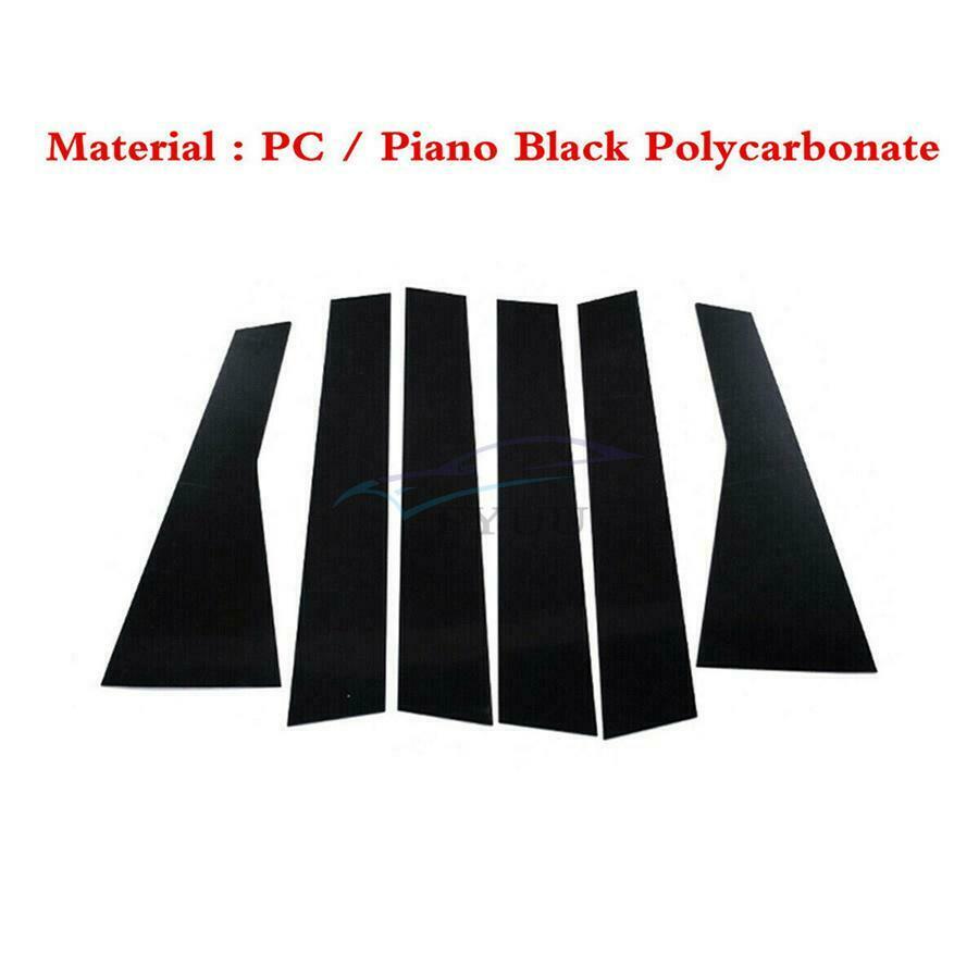 6Pieces Vehicle Stylish Left And Right Window Cover Trim For Kia Forte 2019-2021