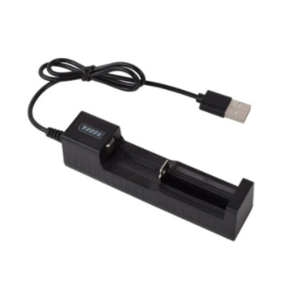 Universal 1 slot Battery USB Charger adapter LED Smart Chargering for Li-ion