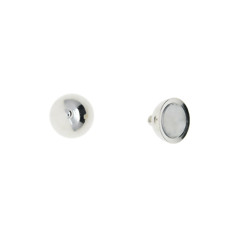 10Sets Smooth Round Ball Magnetic Clasp Closure Bracelet Necklace Connectors