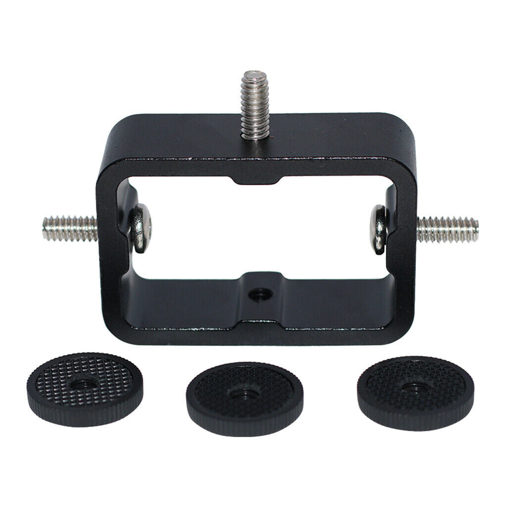 Three-Position Bracket Mobile Phone Holder Camera Clamps Easy to Use Black