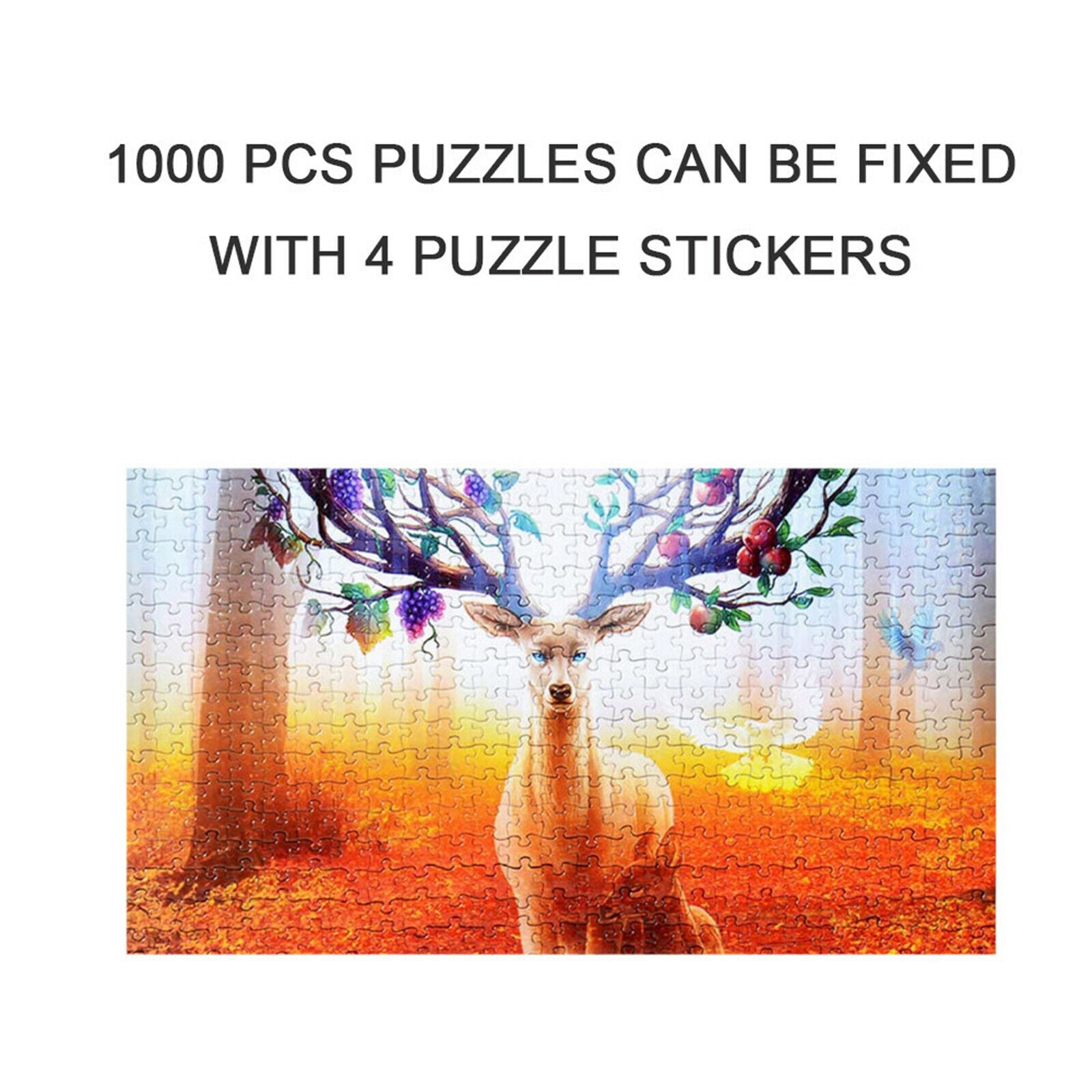 8x Clear Puzzle Glue Sheets Jigsaw Saver Puzzles Backing Gluing Sheet Paper
