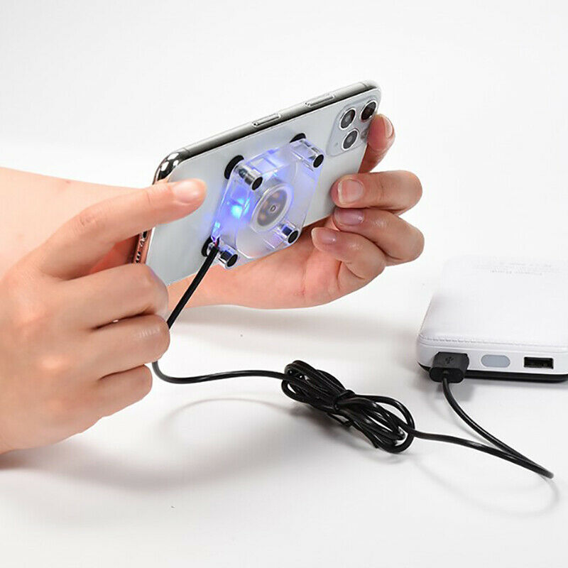 Universal Mini Mobile Phone Cooler Portable Cooling Fan Radiator Cool Artif SJ