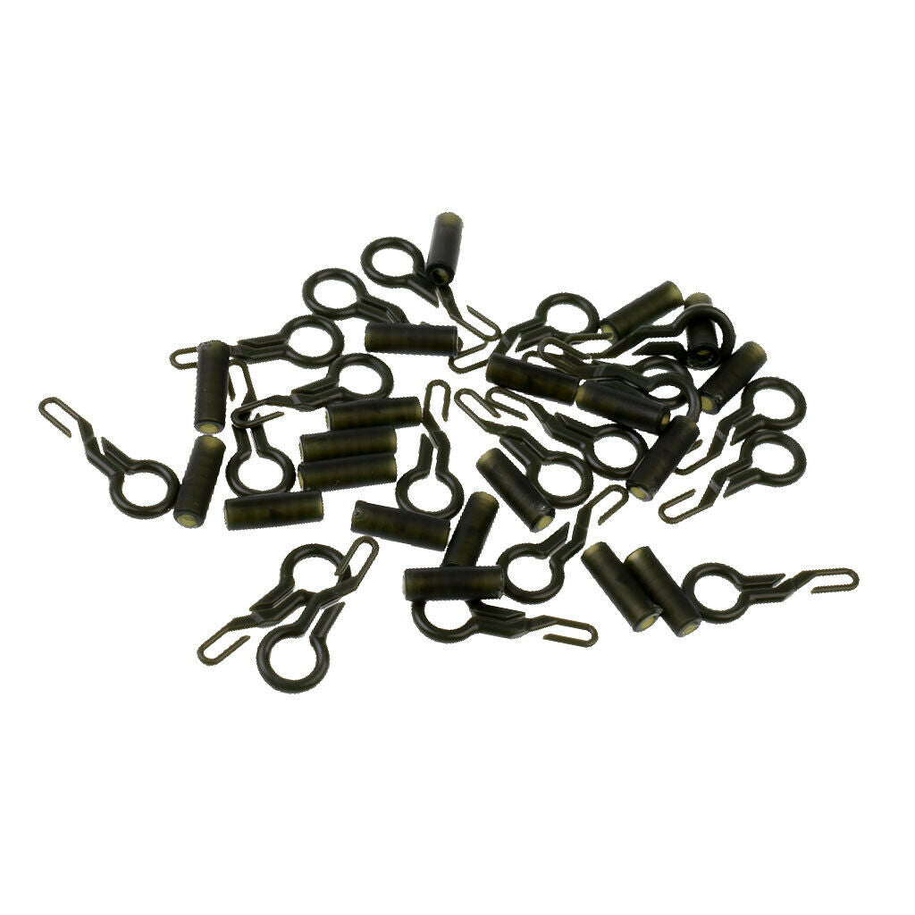 20 Pcs Back  &Tubes for Carp Fishing Carp Fishing Rig Accessory Kit