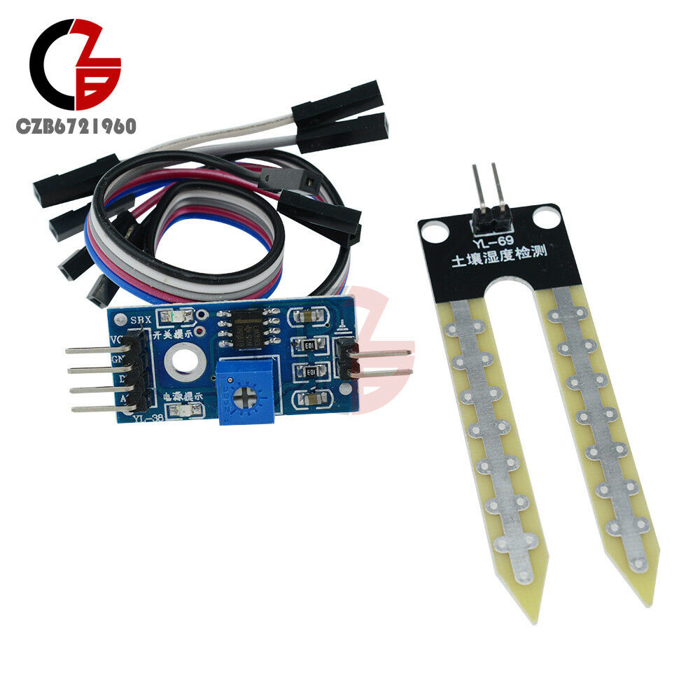 5PCS Soil Hygrometer Detection Module Soil Moisture Sensor For arduino