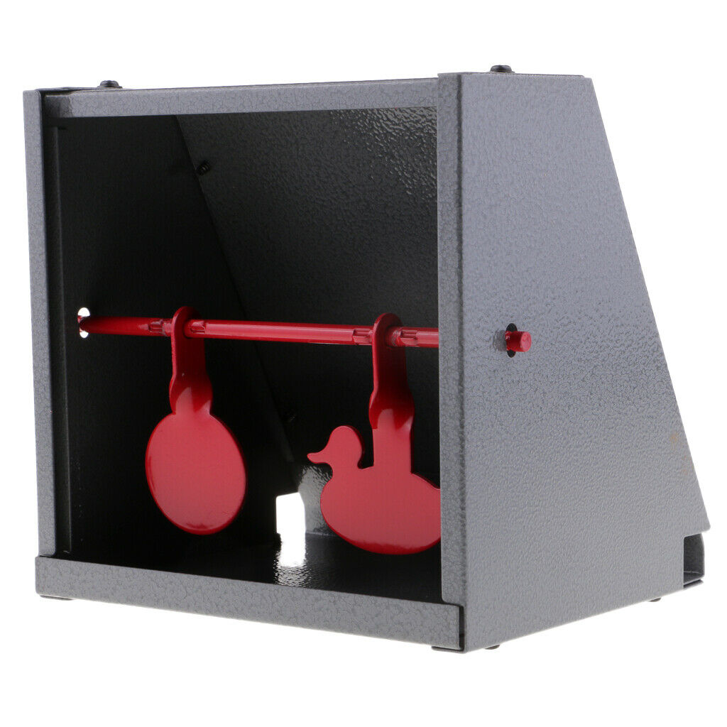 Integrated Shooting Target with Pellet Trap Catcher Black for Shooting Training