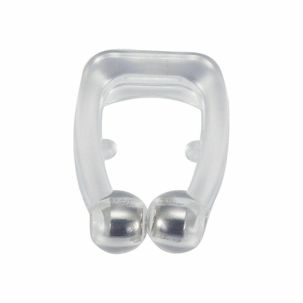 2 Snore Free Nose Clip Solution Cure Stop Snoring Sleep Magnetic Ring Night Anti
