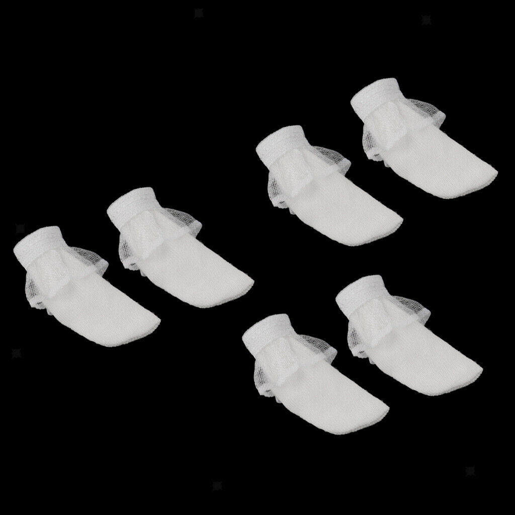 12 Pairs of Fashionable 4 Colors Lace Socks for 1/6 Dollfie BB Dress Up Accs