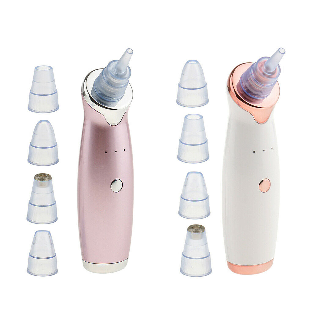 Blackhead Mites Vacuum Suction Remover Oil Cleanser Tightening Device White
