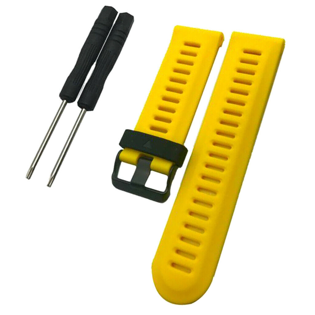 26mm Band for Garmin Fenix Smart Watch Replacement Strap WristBand Yellow