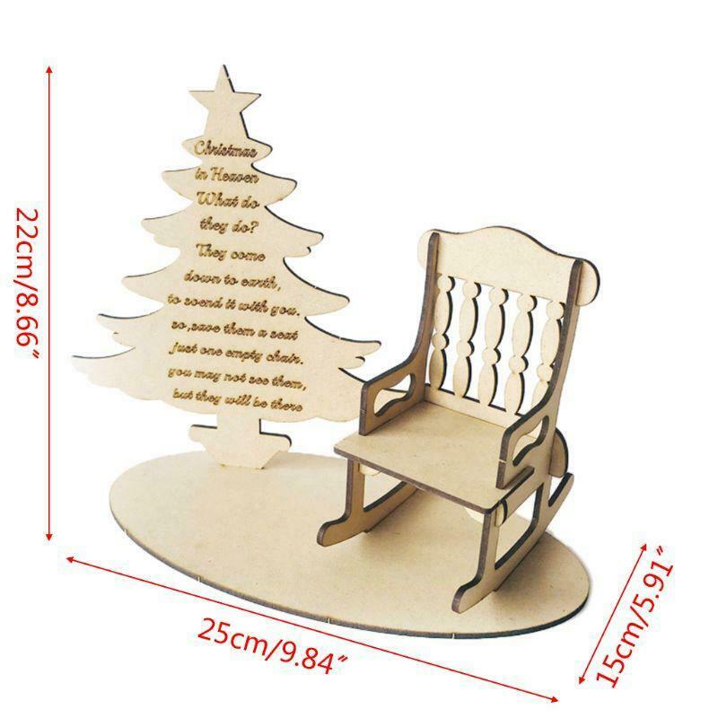 Christmas In Heaven Remembrance Loved One Christmas Tree Craft Memorial Gift
