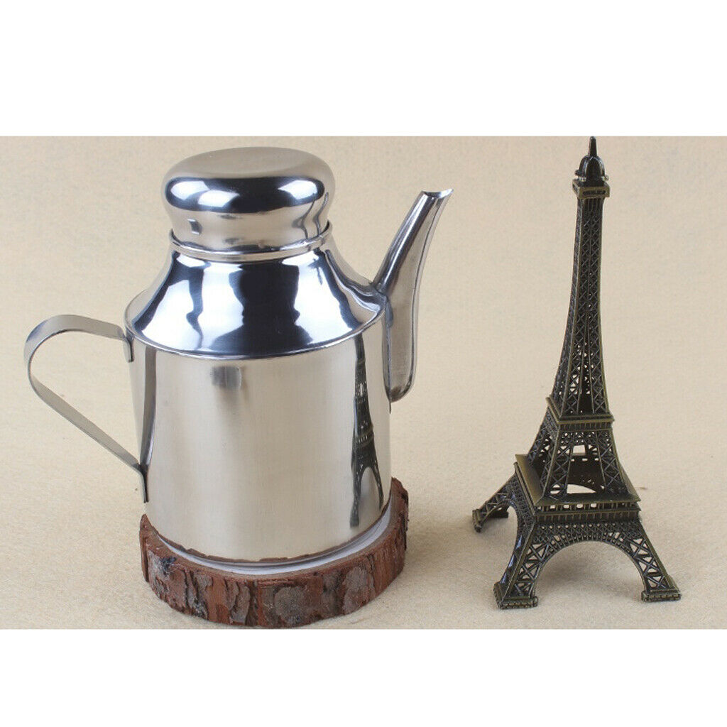Oil Vinegar Bottle Olive Pot Kitchen Sauce Dispenser Pourer Spirit Jug 24oz