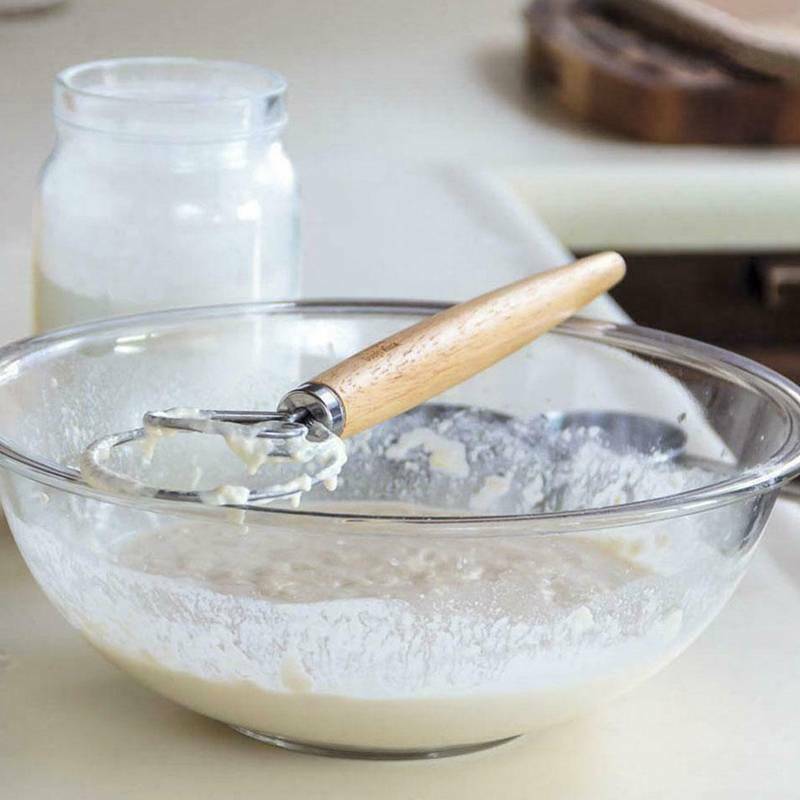 13" Stainless Steel The Danish Dough Whisk Dutch Whisk Hand Mixer Kitchen Kit