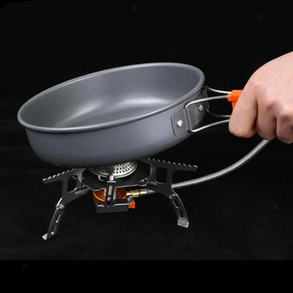 Outdoor Gas Stove Camping Butane Gas Burner Hiking Split Stove Gear 3500W
