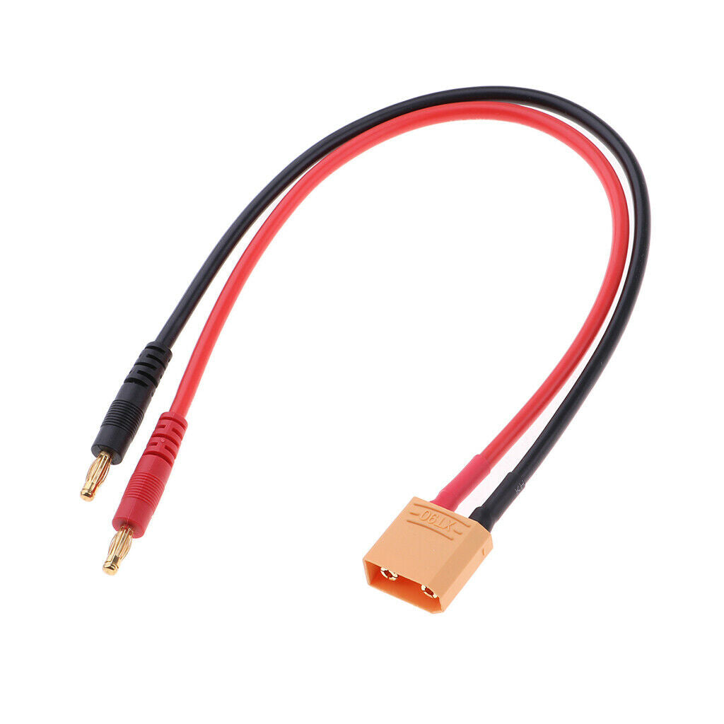 XT90 Connector Plug To 4mm Banana Plug Charging Cable Adapter Cable