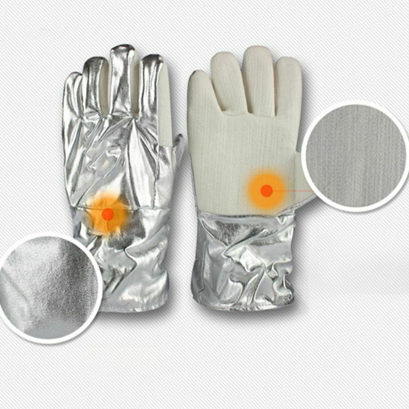 Aluminum Foil Flame Retardant High Temperature Insulation Anti-Hot Gloves Kit