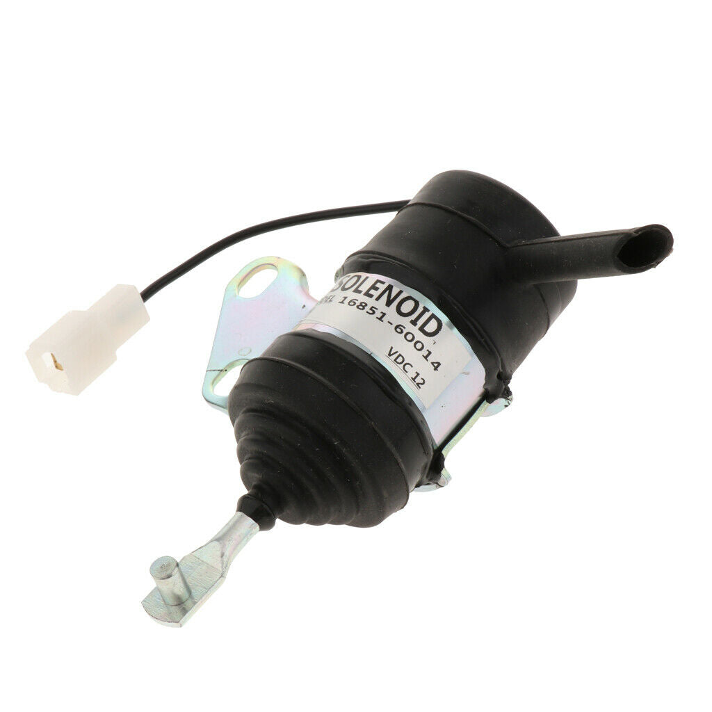 2pcs Performance 16851-60014 Fuel Shut Down Solenoid Kubota Excavator RTV900