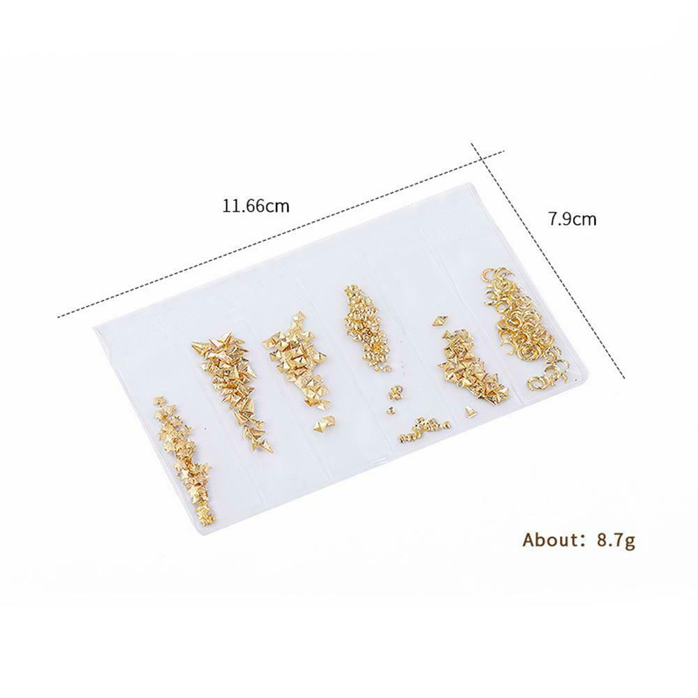 Decoration DIY Hollow Manicure Design Nail Art Polish Metal Nail Rivet Stickers