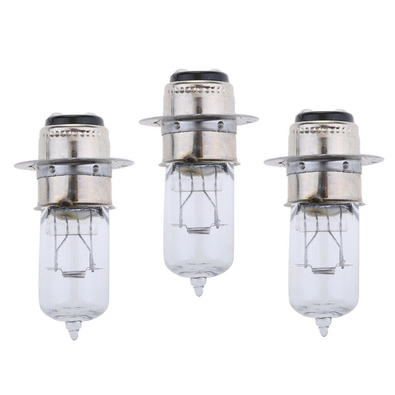 3PCS P15D-25-1 12V 35/35W Motorcycle White Halogen Headlight Headlamp Bulbs