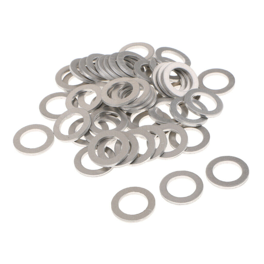 50 Pieces Engine Oil Drain Plug, Crush Washer Gasket 94109-14000 for