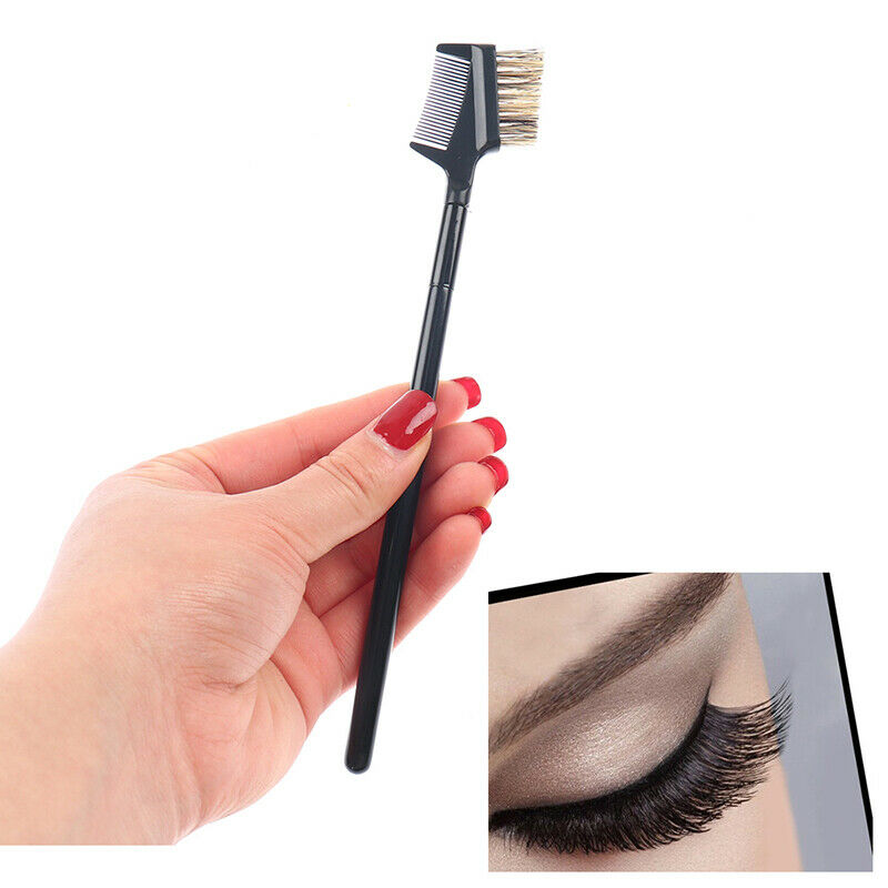 1Pcs Eyebrow Comb Double-Sided Dual Purpose Makeup Brush Eyelash Comb Cos.l8