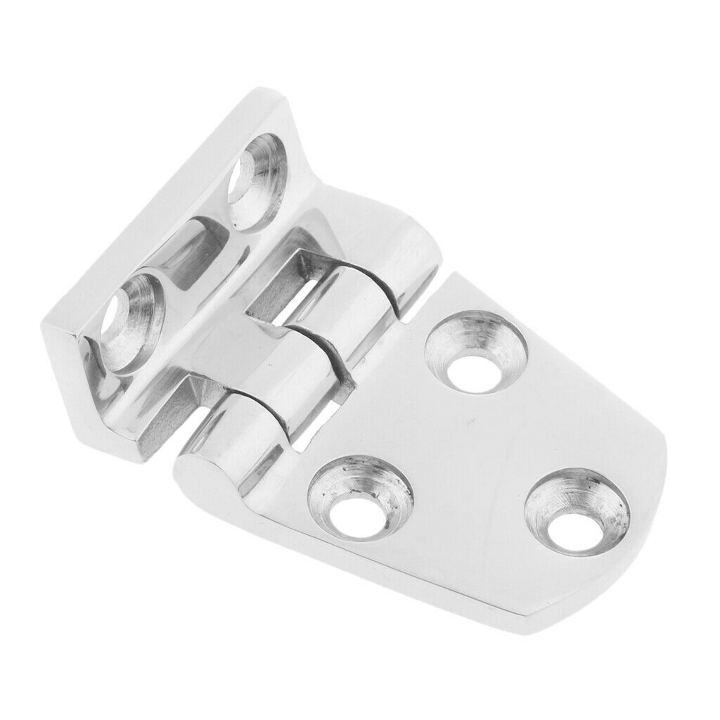 54 x 37mm Flush Hinges 316 Stainless Steel Polished for Boat Marine Door