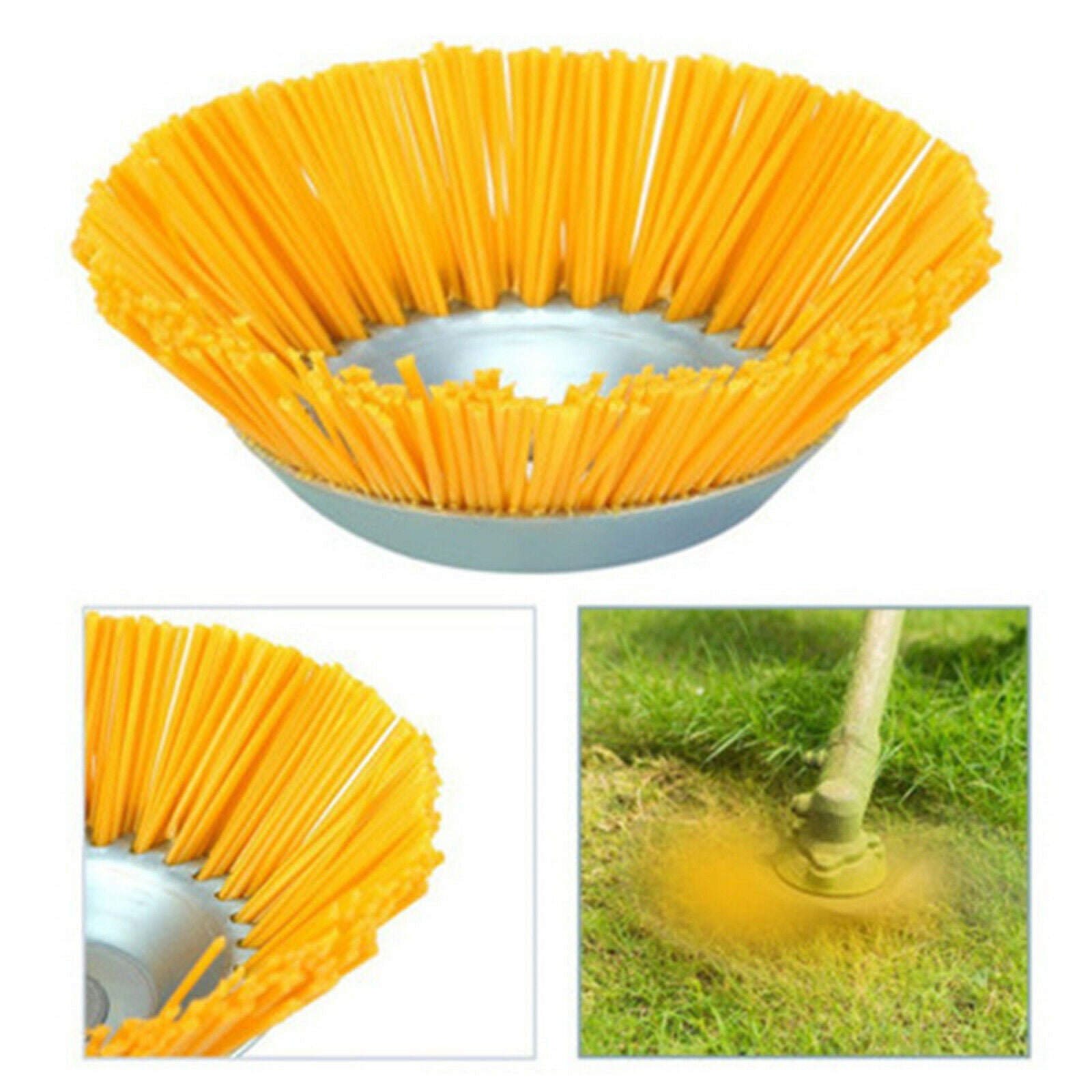 8 inch Steel Grass Trimmer Head Nylon Wire Brush Parks Replacement Supplies