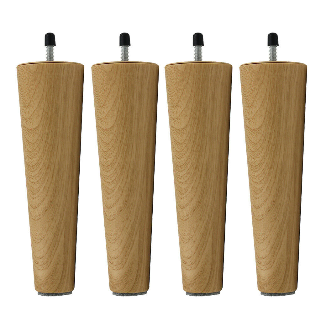 4x 8" Solid Wood Replacement Sofa Couch Chair Ottoman Loveseat Legs