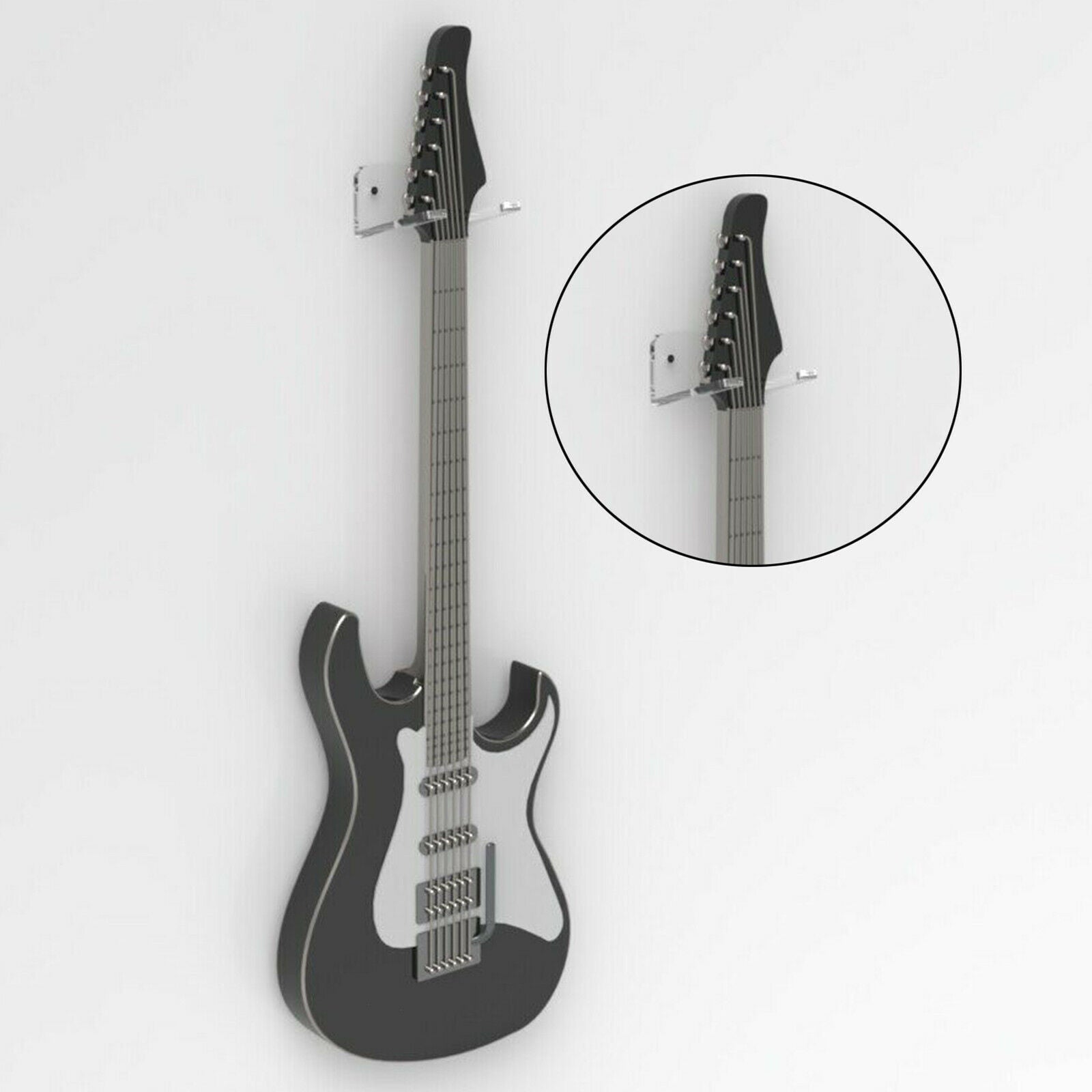 Clear Guitar Hanger Wall Holders Hooks Stands Guitar Accessories