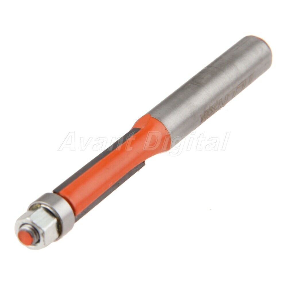 Useful 1/4"*1/4" Woodworking Router Bit Wood Edge Flush Trim Bit Trimming Cutter