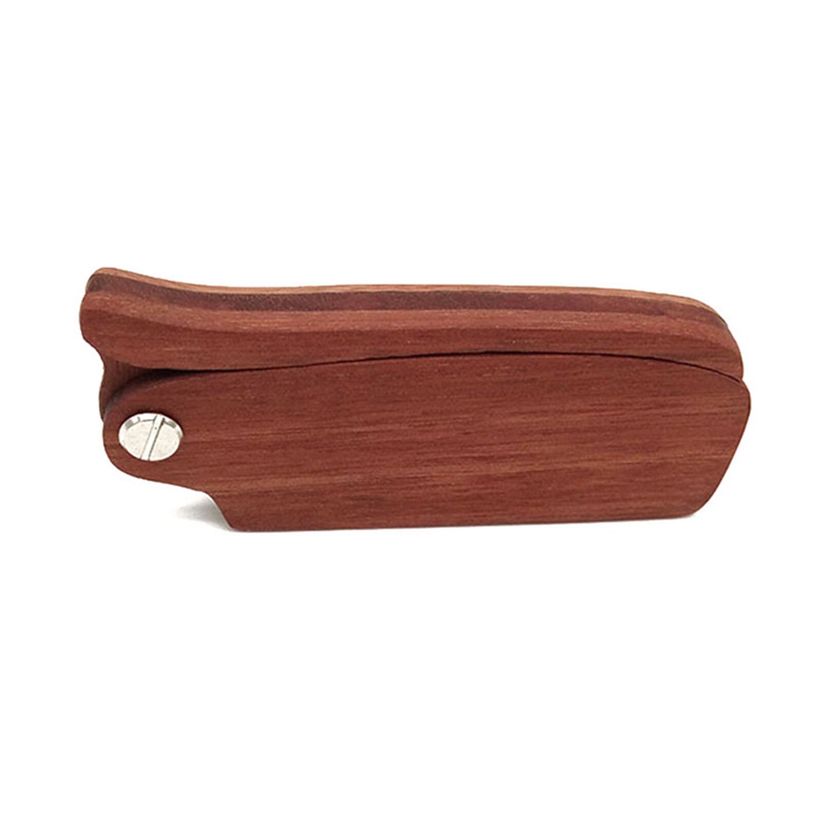 Anti-Static Sandalwood Wooden Folding Beard Mustache Comb Hair Brush Wide Tooth