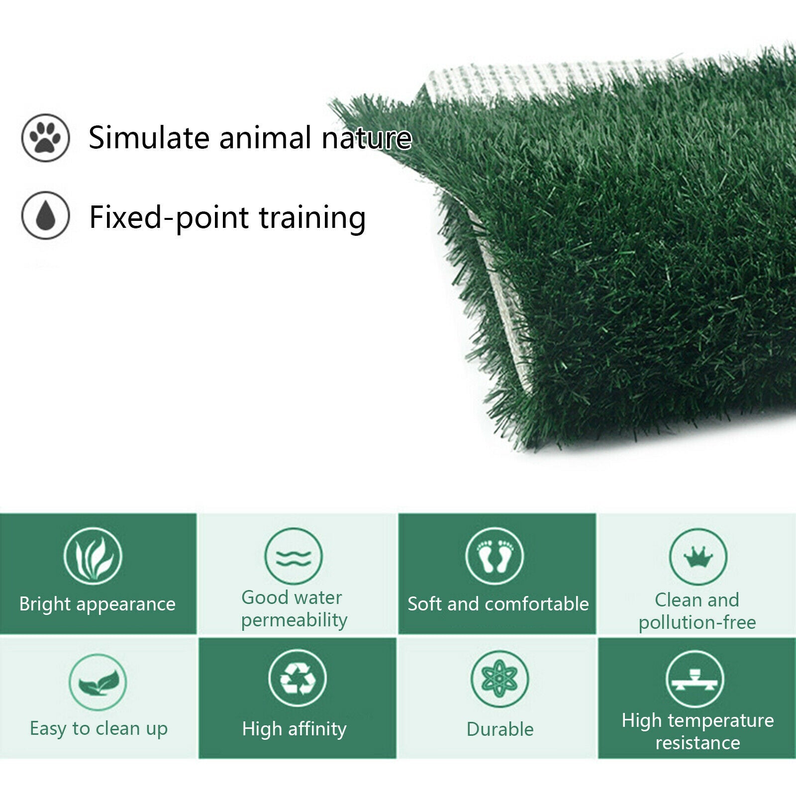 Replacement for Artificial Turf Pet Potty Toilet Training Replacement Grass Pad