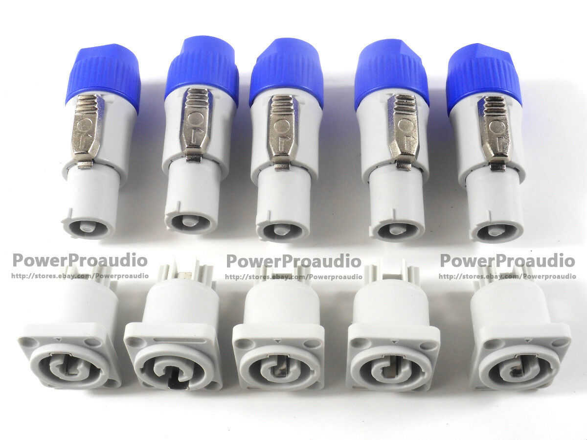 10pcs Audio Video OutPut Connector NAC3FCA PowerCon 20A AC Cable Male and Female