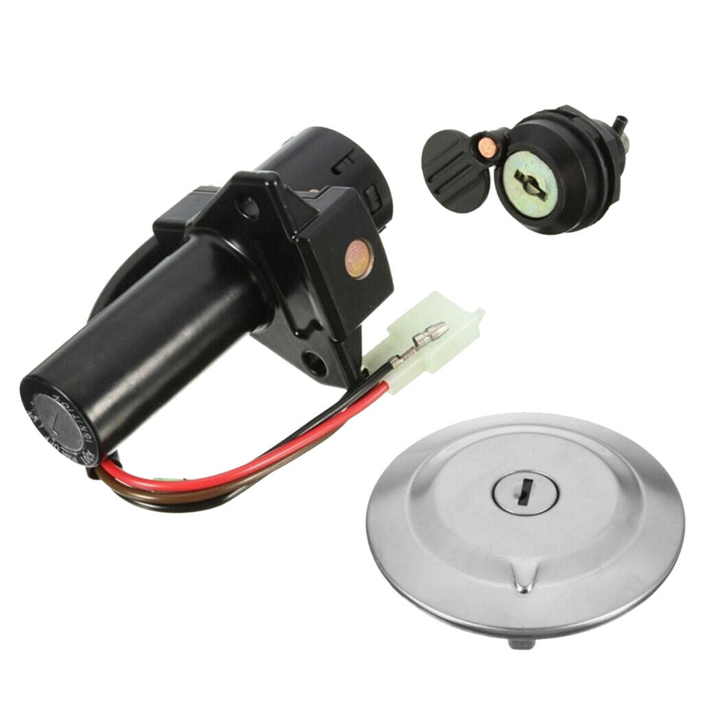 Ignition Switch Fuel Cap Seat Lock Set For 2002-2013 Yamaha YBR125