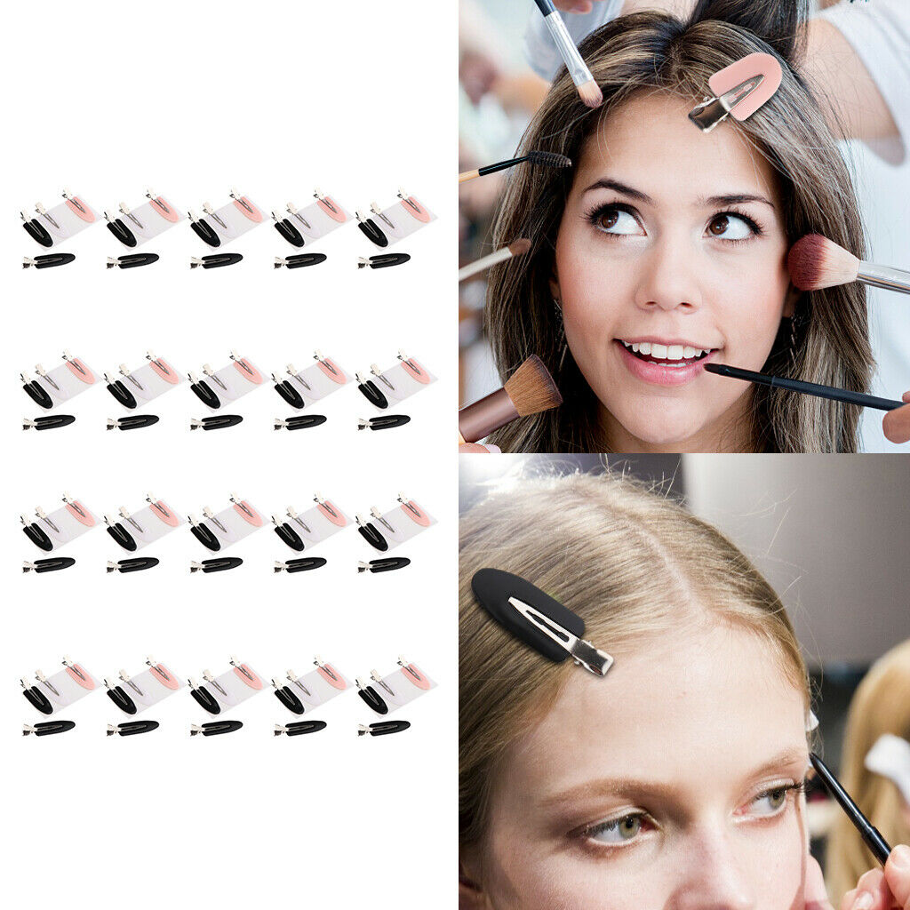 20 Pieces Durable No Bend Hair Clips Curl Pin Clips Styling Tool Clamps