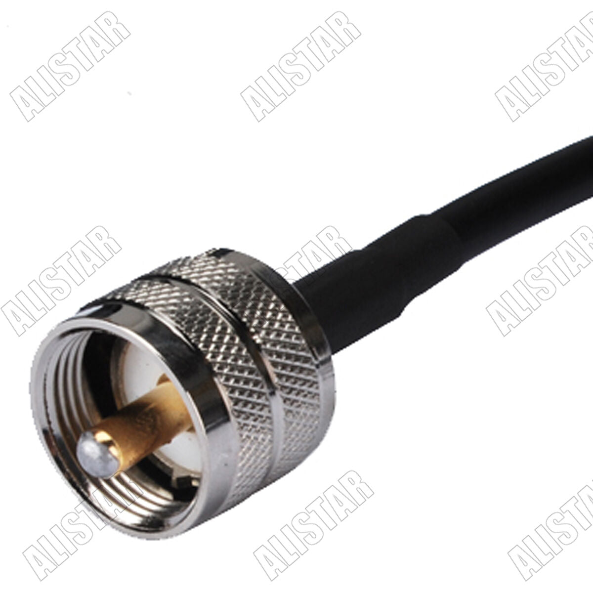 30FT UHF PL259 Male Plug to BNC Male Plug For RG58 RF Pigtail Cable Radio Audio