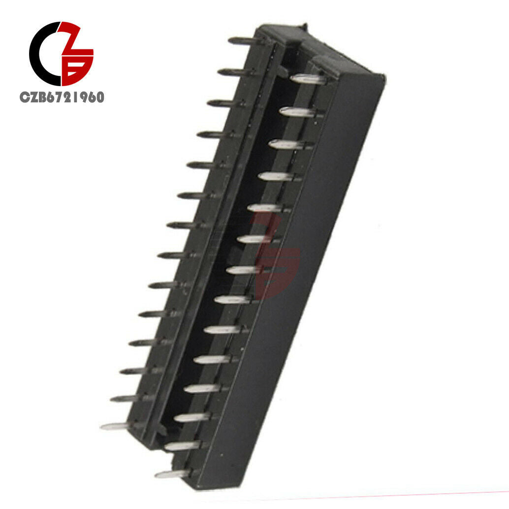 20PCS 28-Pin 28P  2.54mm Pitch Narrow DIP IC Sockets Adaptor Solder Type Socket